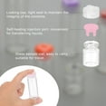 thumbnail image 4 of Uxcell 10Pcs Clear Glass Sample Vials, Small Liquid Bottles Pink 3ml, 4 of 7