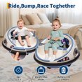 thumbnail image 1 of Kojooin Ride On Electric Bumper Car for Kids, 12V 360 Degree Spin Ride On Car with Remote Control, 1 of 8
