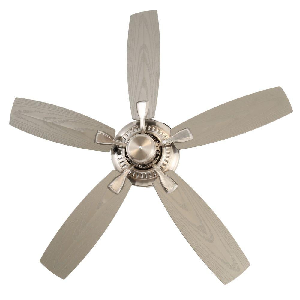 Hampton Bay 42 Gazebo Ii Indoor Outdoor Ceiling Fan Brushed