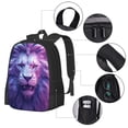 thumbnail image 3 of Daiia Cool Lion Head Backpack for Men and Women -Durable Backpack Large Capacity, Water-Resistant Bag with Adjustable Straps and Laptop Compartment, 3 of 7