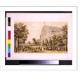 thumbnail image 2 of Historic Framed Print, View of the south side from near the Princes Gate, looking west.Phillip Brannan, del. ; T. Pickens, lith. ; Day & Son, lithrs. to the queen., 17-7/8" x 21-7/8", 2 of 9
