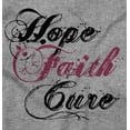thumbnail image 2 of Hope Faith Cure Breast Cancer Aware Women Crewneck Sweatshirt Brisco Brands S, 2 of 6