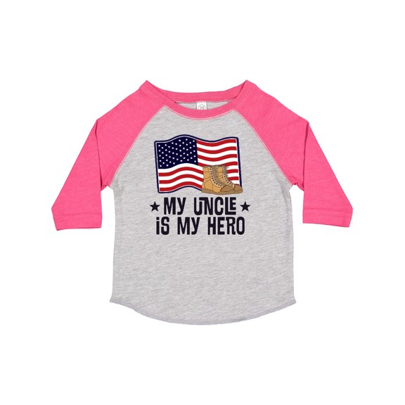 Inktastic My Uncle is My Hero Military Nephew Boys or Girls Toddler T-Shirt