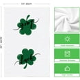thumbnail image 5 of Green Clover Shamrock Lucky St. Patrick''s Day Dish Towels Kitchen Towels, 18x26 Inch Holiday Decoration Seasonal Hand Towels Set of 2, 5 of 6