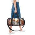 thumbnail image 6 of Sikiie Romantic Flower Fox Duffel Bag, Travel Bag, Sports Gym Bag - Ideal for Sports, Gym, Overnight Stays, 6 of 6
