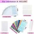 thumbnail image 5 of Cuaderno Con Clip De Página, Cuaderno De Hojas Sueltas Recargables, Cuaderno Planificador De Presupuesto Con 12 Sobres De Efectivo, 12 Hojas De Presupuesto Para El Hogar, La Oficina Y La Escuela Vogacara EL008752-00, 5 of 5