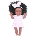 thumbnail image 1 of Poupée Fille K 35 cm Simulation Bébé Jouet de Jeu Réaliste Réalistes Articulations Flexibles Matériau Vinyle Pvc Sécuritaire Lavable Compagnon Cadeau pour Enfants Personnes Âgées, 1 of 4