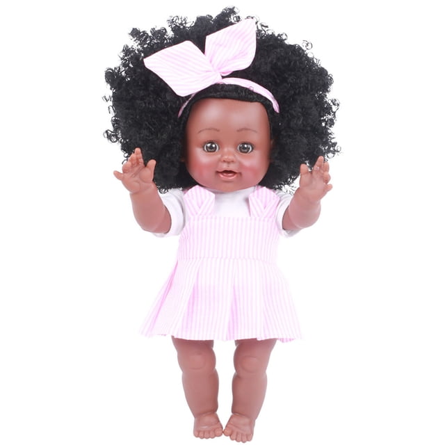 Poupée Fille K 35 cm Simulation Bébé Jouet de Jeu Réaliste Réalistes Articulations Flexibles Matériau Vinyle Pvc Sécuritaire Lavable Compagnon Cadeau pour Enfants Personnes Âgées