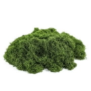 Masteelf Realistic Faux moss Decoration for Bonsai and Indoor Use Portable and Lightweight Green Nylon Material