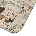 thumbnail image 5 of I Love My Dogs Art Dish Drying Mat for Kitchen 1 Pack, Ultra Absorbent Microfiber Dishes Drainer Mats,16"x18", 5 of 6