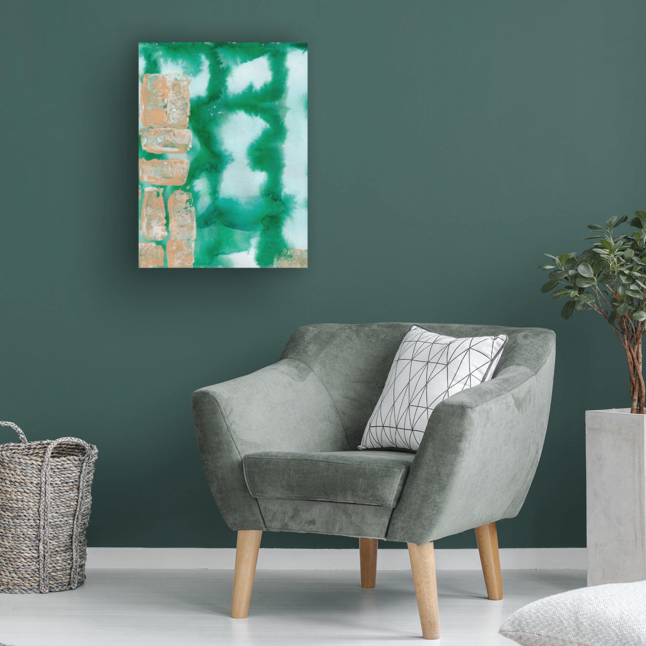 Canvas Wall Art - Maliq 'Randomly' Wall Art for Living Room, Bedroom, or Office Décor by Trademark Fine Art - 18 x 24 Inches
