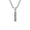Silver Number 1, variant on Number Necklace for Men Women Stainless Steel Digital 0-9 Pendant Chain Cubic Zirconia Silver Gold Plated Personalized Statement Cool Simple Punk Dainty Jewelry Silver 8