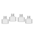 thumbnail image 1 of 4 Piezas Expansión Adaptador Convertidor Micro USB Macho a Hembra USB 2.0 OTG para la Interfaz para el Teléfono Android de Teléfono Tablet PC Baoblaze Adaptador Micro USB a USB 2.0, 1 of 8