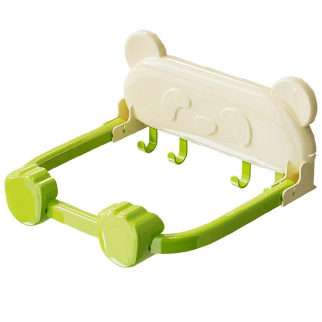 Piwvid Foldable Basin Rack, Wall Mounted with Hooks, No Punch Washbasin Hook Storage Shelf, Multipurpose Bathroom Wall Hook for Organizing