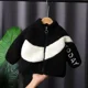 thumbnail image 3 of Chaqueta gruesa con forro polar para niños, otoño/invierno, nuevo estilo, ropa para niños y mujeres, Top elegante de lana de cordero, cálido para niños, 3 of 5
