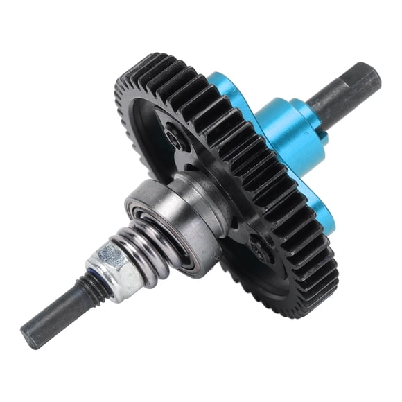 Pantoufle Différentielle, Performance Stable Ajustement Parfait Faible Bruit Pantoufle de Vitesse Différentielle Précise 50T pour Voiture Télécommandée 1/10 Rouge,Bleu