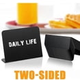 thumbnail image 4 of 20Pcs 4 x 3 Inches Mini Chalkboard Table Tent Sign Chalkboard Buffet Tags Food Label for Party Tabl, 4 of 5