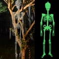 thumbnail image 3 of Esqueleto luminoso Esqueleto cuerpo terrorífico Halloween Casa accesorios divertidos Halloween Casa patio escena doméstica accesorios terroríficos divertidos, 3 of 7