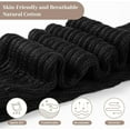 thumbnail image 4 of Women Slouch Socks 3 Pairs Extra Long Cotton Knit Knee High Thick Scrunch Socks Size 5-11, 4 of 6