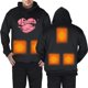 thumbnail image 1 of WILLBEST Sudaderas Navideñas Otoño e Invierno Sudadera con Capucha Caliente para Hombres y Mujeres Parejas Carga Usb Ropa Caliente Día De San Valentín Cálido Chica, 1 of 8