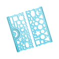 thumbnail image 1 of maskred All-in-One Geometric Drawing Template Ruler for Mathematics Building and User-Friendly Blue 20 x 11.5cm 1Set, 1 of 6