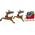 thumbnail image 7 of Northlight 59" Lighted Reindeer with Sleigh Christmas Decoration, 7 of 7