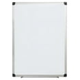 Office Depot AluminumFramed DryErase Board, 24" x 36", White Board