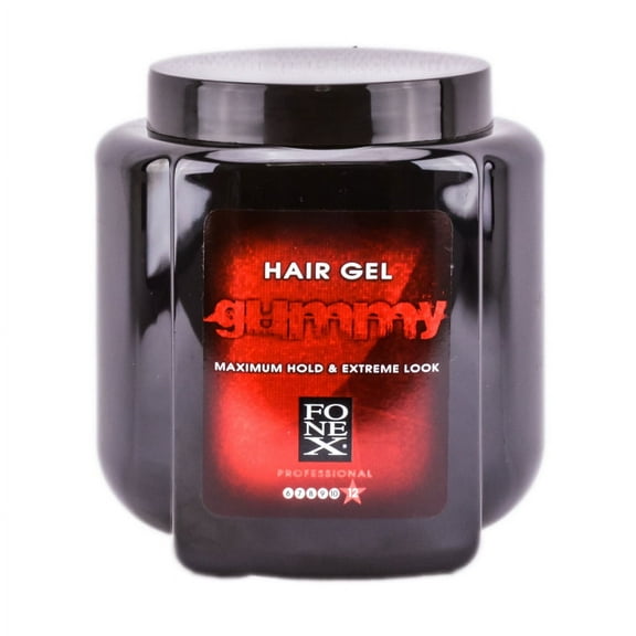 Fonex Gummy Hair Gel Maximum Hold & Extreme Look (Size : 32 oz)