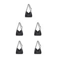 thumbnail image 1 of Qarigey Bolso bandolera duradero de PU para mujer para viajes y atracciones turísticas bolsos cruzados cómodos para mujer práctico negro 1 Type2 NO2, 1 of 6