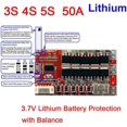 thumbnail image 4 of 4S 50A w/Balance 3.7V 18650 Lithium y Pile PCB BMS Panneau de Protection, 4 of 5