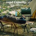 thumbnail image 4 of Lit de Camping Pliant Extérieur Léger Utilisation Haute et Basse Lit de Camp Portable Chasse Lit Simple pour Maison Camping Randonnée Voyage Plage Jardin, 4 of 8