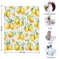 thumbnail image 4 of Yellow Lemon Fruit Slices White Pattern Blanket,Comfortable Soft Flannel Throw Blanket,All Season,Warm Lightweight Blankets for Sofa Bed Couch Living Room Chair,30"x40", 4 of 4