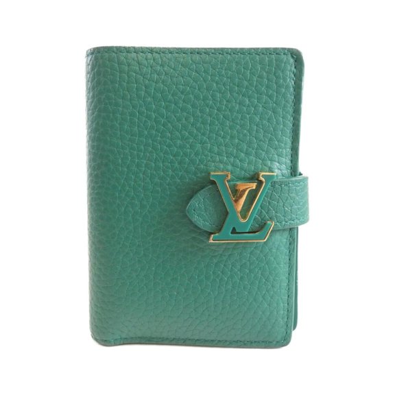 Pre-Owned Louis Vuitton Taurillon LV Vertical CP Wallet M82438
