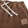 thumbnail image 5 of Men's Thick Fleece Winter Corduroy Pants Heavyweight Warm Sherpa Lined Athletic Jogger Sweatpants with Pockets Brown, 5 of 7