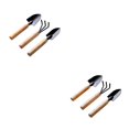 thumbnail image 1 of Toystoory Juego de rastrillo de palas de 3 uds., pala en miniatura útil ancha y práctica, mango de para excavación de suelo, 2piezas, 1 of 6
