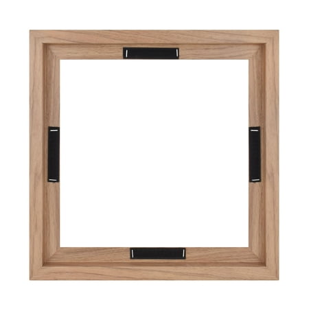 MCS Canvas Float Frames 16x20 Frame, Black Frame for Finished Canvases, Vertical & Horizontal Wall Hanging Large Frame with Adhesive for Canvas Paintings (1-Pack)