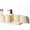 Beige, variant on Bathroom Accessory Set - 6 Pieces Bathroom Accessories Set Complete with Soap Dispenser, Toothbrush Holders, Tumbler, Vanity Tray and 2 Qtip Holder for Home Organizer and Decor, Beige