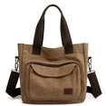 thumbnail image 1 of Bolso bandolera de lona MFZFUKR para mujer con asa superior y múltiples bolsillos (37*28*11 cm), 1 of 5