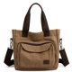 thumbnail image 1 of Bolso bandolera de lona para mujer Bolso de trabajo pequeño con asa superior y múltiples bolsillos, 1 of 5