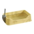 thumbnail image 2 of FITYLE Dog Litter Pan Cage Litter Pan Pee Pan Tray Bunny Bedpan with Spoon Dogs Potty Tray for Ferrets Bunny Puppy Rabbit Chinchillas Yellow, 2 of 10