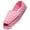 Pink, variant on Open Toe Plaid Slippers for Women Memory Foam Adjustable Hook & Loop Closure Wide House Shoes, Pink 9