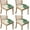 Palm Leaves Abstract-1, variant on Pioneer Flower and Bird Seat Covers for Dining Room Chairs Set Of 4,Stretch Printed Washable Chair Seat Cover with Elastic Ties and Button,Removable Waterproof Couch Cushion Covers