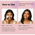 thumbnail image 4 of BEUKING Dark Complexion Loose Setting Powder, Shimmer Finishing Powder Oil Control for Long Lasting Makeup, Lightweight Powder Waterproof Makes Skin Downy, for All Skin Tones, 03, 4 of 7