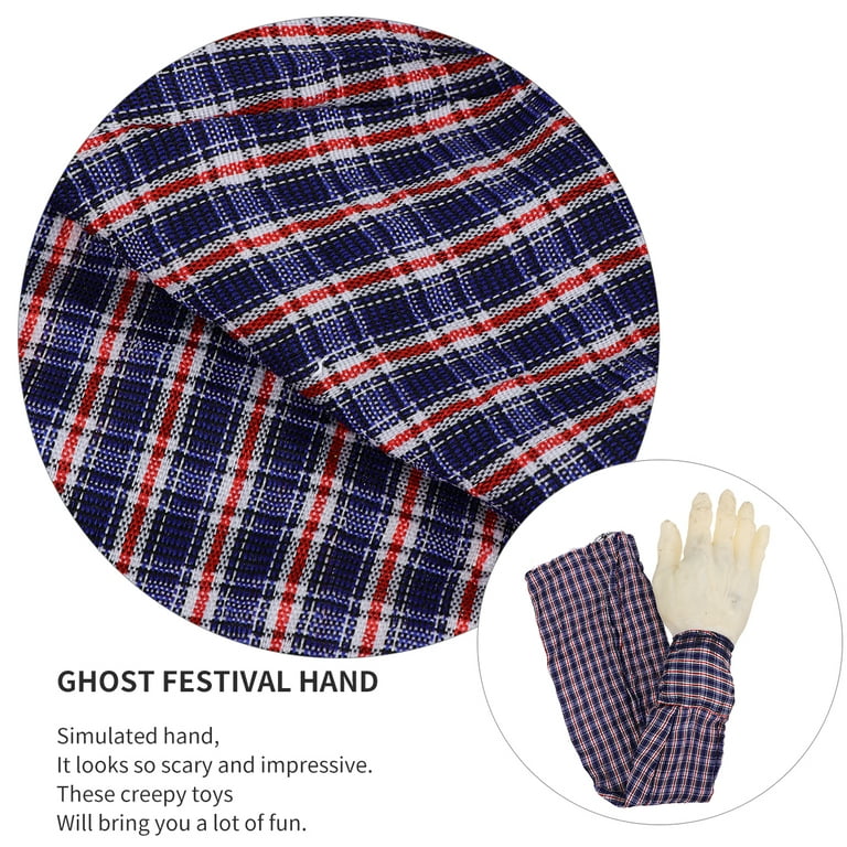 Simulation Hand 1pc Halloween Fake Hand Prop with Cloth Cover Horror Prank Prop Realistic Hand, Size: 20x12x3.5CM, Other