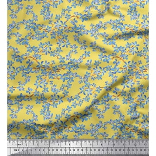 Printed Lycra Cotton Women Full Coverage Yellow Star Print Soft