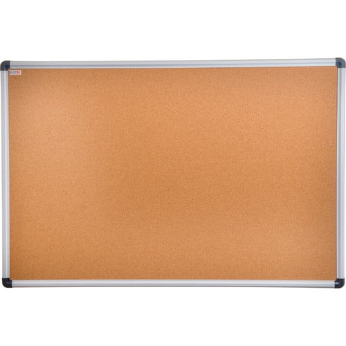 Viztex® Cork Bulletin Board with an Aluminium frame - 36" x 48"