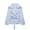 Sky Blue, variant on cocolona Cropped Trench Coat for Women Long Sleeve Collared Solid Color Waist Jacket Lined Trendy Casual Fall Tops
