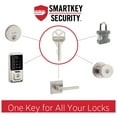 thumbnail image 5 of Kwikset 959TRLFPRT Halo Traditional SmartKey Electronic Fingerprint Keyless Entry WiFi Enabled Deadbolt Satin Nickel Door Hardware Deadbolts Keyless, 5 of 7
