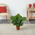 thumbnail image 3 of Nearly Natural 27" Large Leaf Philodendron Artificial Plant (Real Touch), Green, 3 of 3