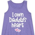 thumbnail image 2 of Instant Message - I Own Daddy's Heart - Toddler & Youth Girls A-line Dress, 2 of 5